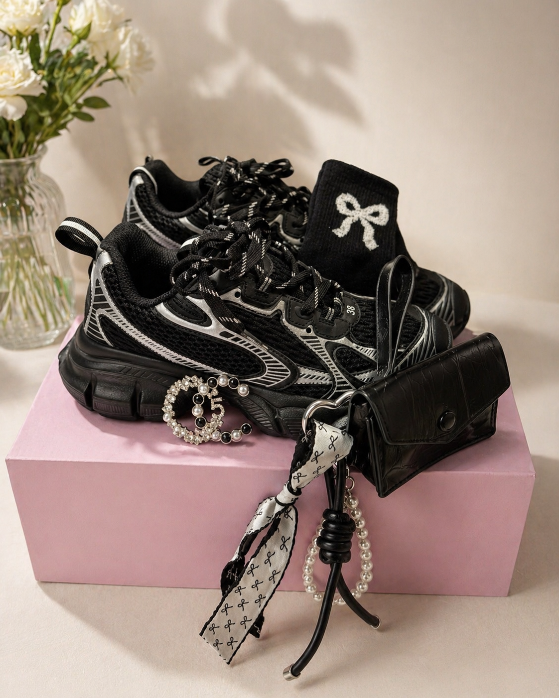 Berness Black Tennis
