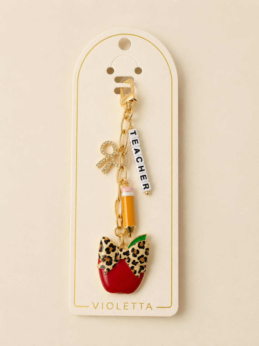 Teacher Bag Charm