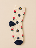 Flower Shy Sock