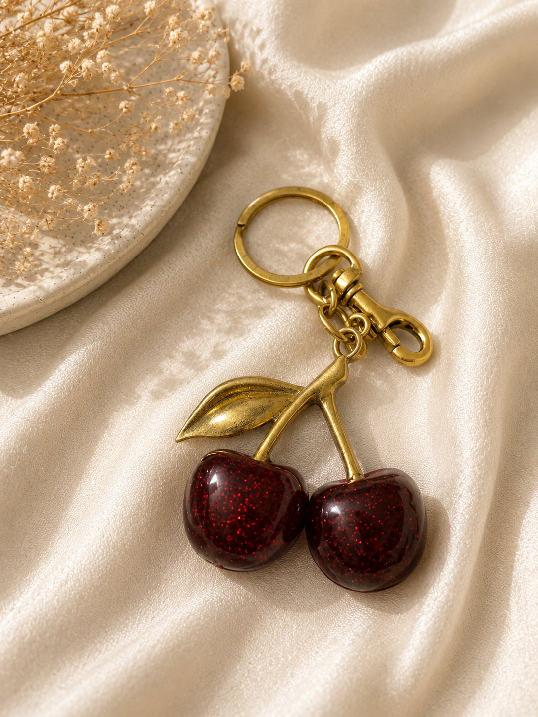 Cherry Bag Charm