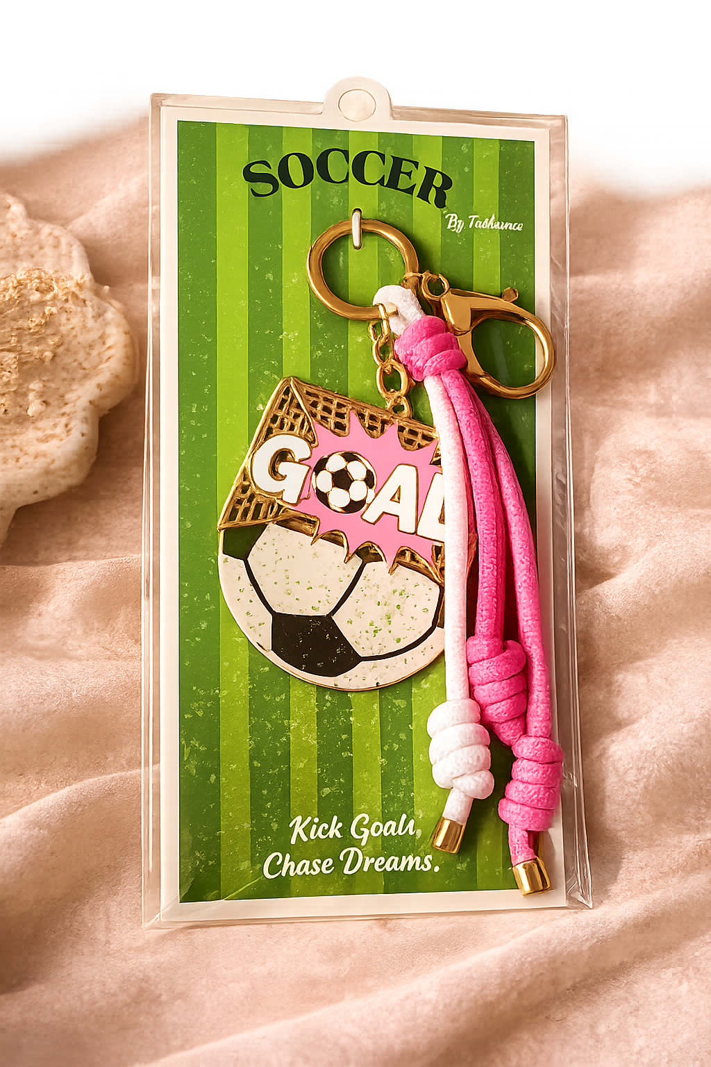 Soccer Goal Key Chain
